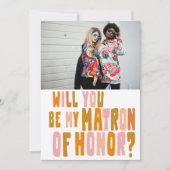 Carte de proposition de photo super couleur Matron (Devant)