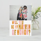 Carte de proposition de photo super couleur Matron (Debout devant)