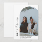 Carte de Proposition de Photographie d'Arche Minim (Devant / Derrière)