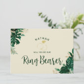 Carte de Proposition de Porte-Alliance Thème Tropi (Debout devant)