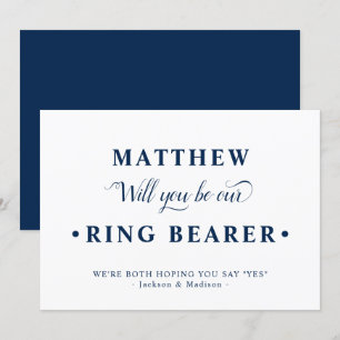 Carte de proposition de porteur de bague minimalis
