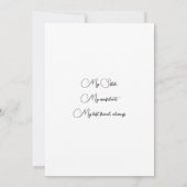 Carte de proposition de soeur Maid of Honor (Dos)