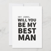 Carte de Proposition de Témoignage de Mariage (Devant)