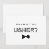 Carte de proposition de témoin de mariage en conto (Devant / Derrière)