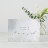 Carte de Proposition Demoiselle d'Honneur Ombre Po (Debout devant)