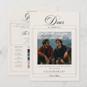 Carte de proposition d'information sur la palette (Devant / Derrière)