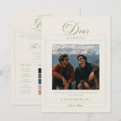 Carte de proposition d'information sur la palette (Devant / Derrière)