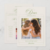 Carte de proposition d'information sur la palette (Devant / Derrière)