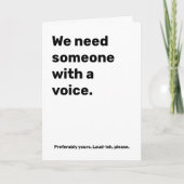 Carte de proposition d'Officier Mariage amusant -  (Devant)