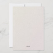 Carte de proposition Elegant Bridesmaid avec photo (Dos)