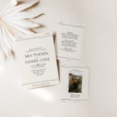 Carte de proposition Elegant Vintage Photo Bridesm