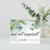 Carte de proposition Eucalyptus Bridesmaid (Debout devant)