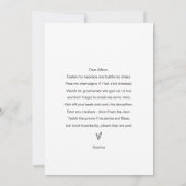 Carte de proposition EVERLEIGH Minimal Photo Bride (Dos)