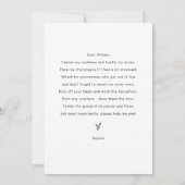 Carte de proposition EVERLEIGH Minimal Photo Bride (Dos)