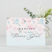 Carte de Proposition Fleurie de Jardin Français po (Debout devant)