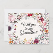 Carte de proposition Floral Godmère Aquarelle (Devant)