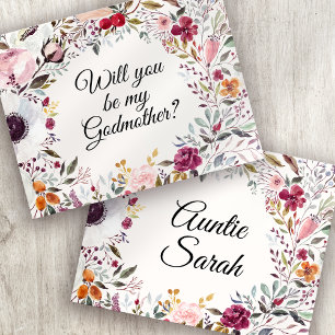 Carte de proposition Floral Godmère Aquarelle