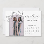 Carte de proposition Folift Modern Arch Bridesmaid (Devant)