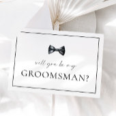 Carte de proposition Groomsman