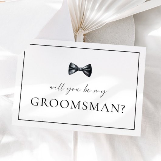 Carte de proposition Groomsman