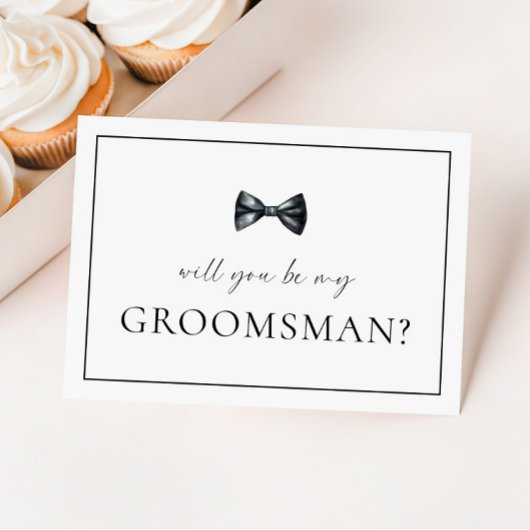 Carte de proposition Groomsman