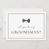 Carte de proposition Groomsman (Devant)