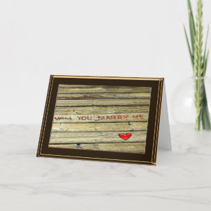 Carte de proposition mariage