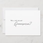 Carte de proposition Mariage classique moderne Gro (Devant)