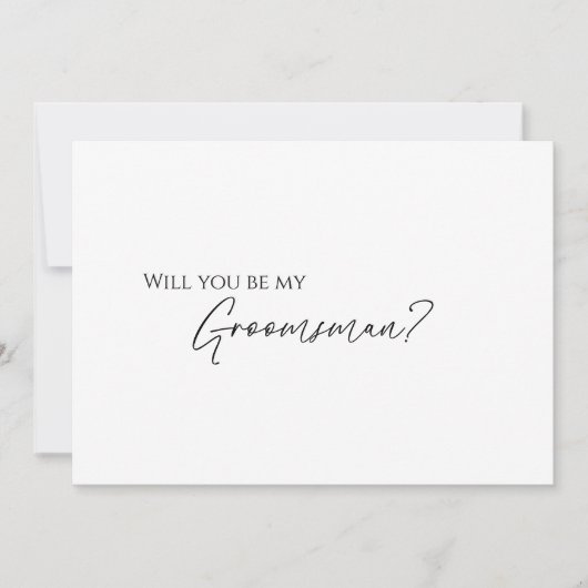 Carte de proposition Mariage classique moderne Gro (Devant)