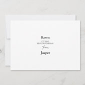 Carte de proposition Mariage classique moderne Gro (Dos)