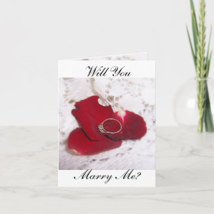 Carte de proposition mariage Voulez-Vous M'Épouser