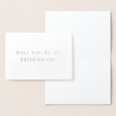 Carte de proposition minimaliste Élégante (Affichage)