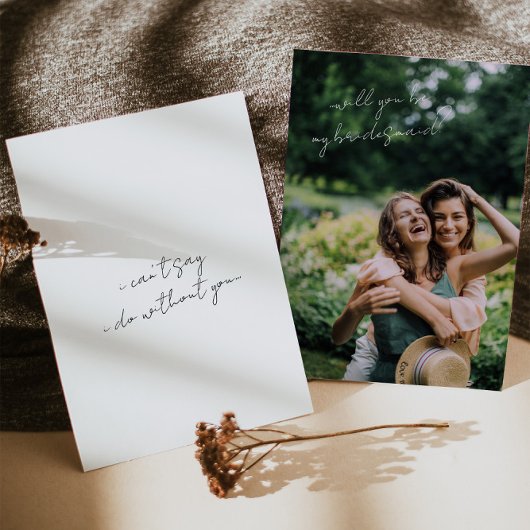 Carte de proposition minimaliste simple de la serv