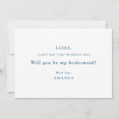 Carte de proposition Moody Ocean Watercolor (Dos)