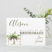 Carte de proposition Paso Robles Bridesmaid (Debout devant)