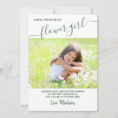 Carte de proposition photo verte et blanche de jeu (Devant)