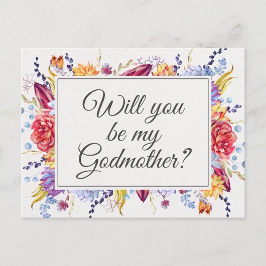 Carte de proposition Plutôt Succulente Floral Godm (Devant)