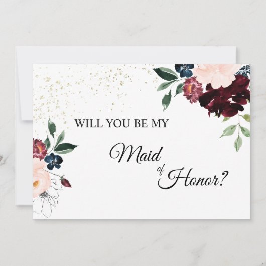 Carte de proposition pour la célébration d'été de (Devant)