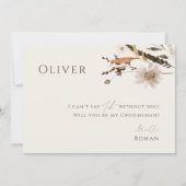 Carte de proposition pour le Fleur sauvage d'autom (Dos)