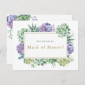 Carte de proposition "Serez-vous ma servante d'hon (Devant / Derrière)