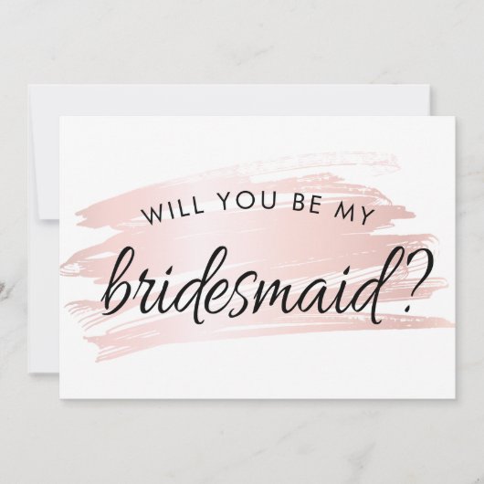 Carte de proposition simple de femme de ménage ros (Devant)