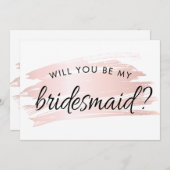 Carte de proposition simple de femme de ménage ros (Devant / Derrière)