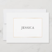 Carte de proposition simple Elegant Gold Bridesmai (Devant)