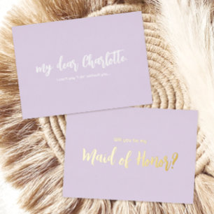 Carte de proposition simple et moderne