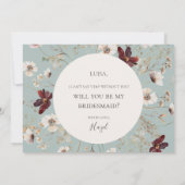 Carte de proposition Turquoise du Fleur sauvage de (Dos)