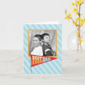 Carte de protection de fête des pères (Fleur jaune)