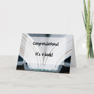 Carte de publication de livre