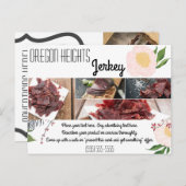 Carte de publicité commerciale Bébé rose Cosmos su (Devant / Derrière)