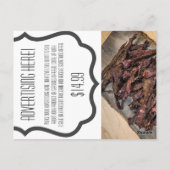 Carte de publicité commerciale Bébé rose Cosmos su (Dos)