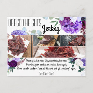 Carte de publicité commerciale Lavender Hibiscus s